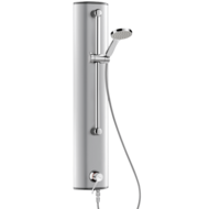H9636-Painel de duche alumínio com misturadora sequencial SECURITHERM